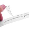 10 Pieces Single Use Eyebrow Ruler Stickers Plastic Stencil Positioning Guide Permanent Makeup Beginners Salon