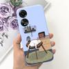 Чехол для Oppo A78 4G CPH2565 Милый Модный Мультяшный Расписной Чехол Мягкий Силиконовый Чехол для Телефона Для Oppo A78 A78 OppoA78 5G Матовый Coque
