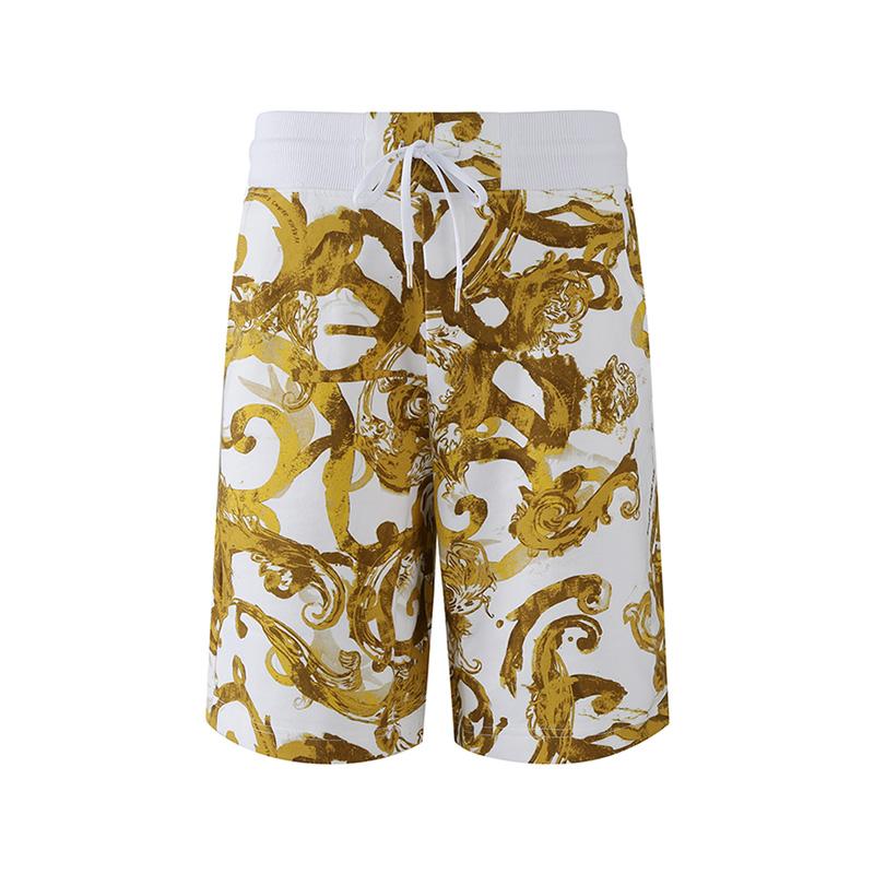 VERSACE JEANS COUTURE Casual Shorts Men's White Multicolor 76GAD3B0-FS127-G03