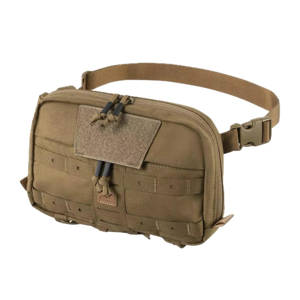 [HELIKON-TEX] Маленькая нагрудная сумка Numbat, 2-полосная нагрудная/поясная сумка CORDURA 500D MOLLE/PALS, Helikon-Tex Coyote