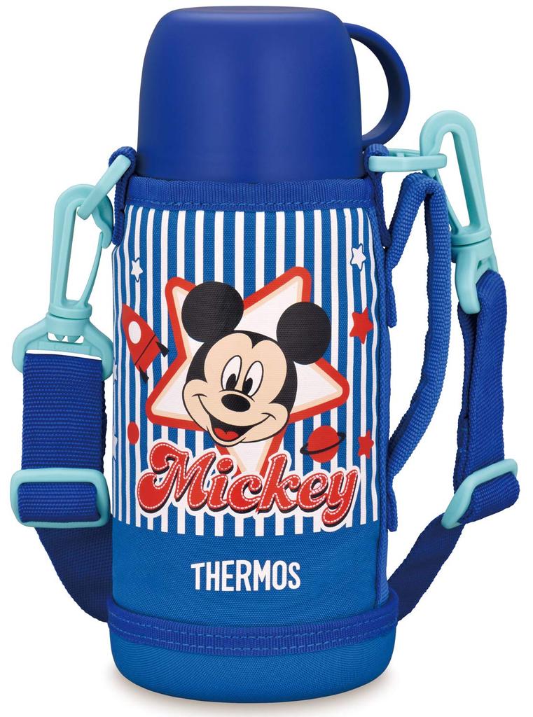Thermos Water Bottle Vacuum Insulated Bottle Mickey Blue BL 2-Way 0.6L/0.63L FHO-601WFDS