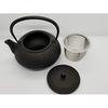 Iwachu Cast Iron Teapot Compatible Kyusu Type 5 Kikkō Black Burned 0.65L No Enamel Direct Fire Nambu Ironware 12804