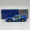 MINIGT 986 Subaru Impreza WRC99 1999 Победитель Ралли Австралии #5 Эксклюзив для Австралии Металлический Синий 1:Модель автомобиля из 64 сплавов