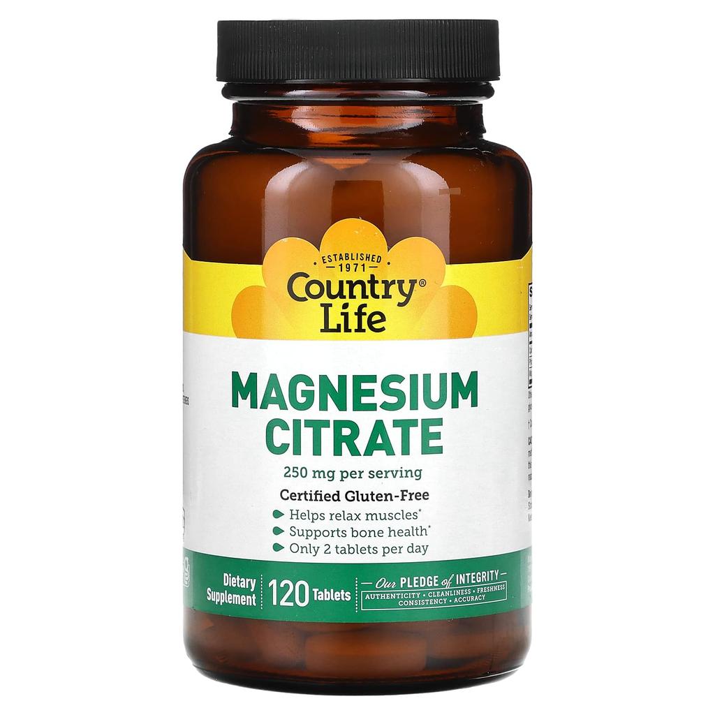 Magnesium Citrate, 120 Tablets