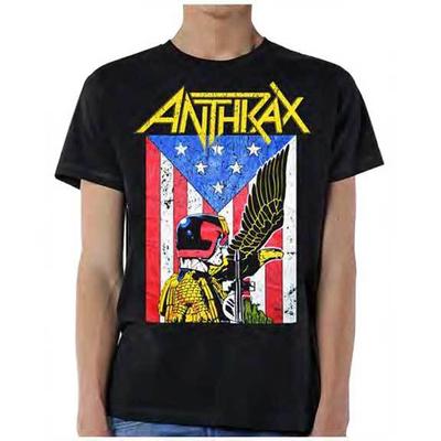 Графическая футболка Anthrax с изображением американского флага, орла и солдата