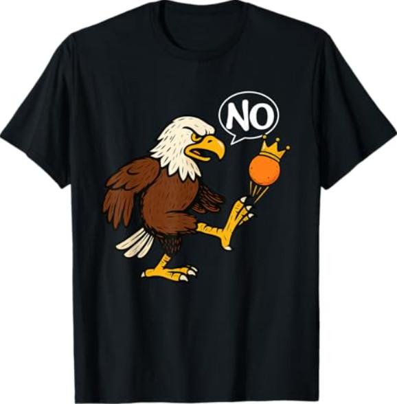 No to Monarchy - Anti-Monarchy Statement Anti-Authoritarian T-Shirt