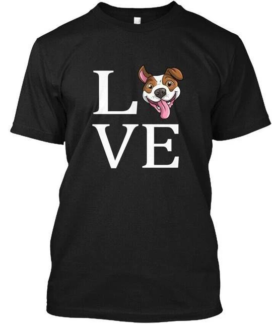 Одежда Pit Bull Love - Футболка Сделано в США Размеры от S до 5XL