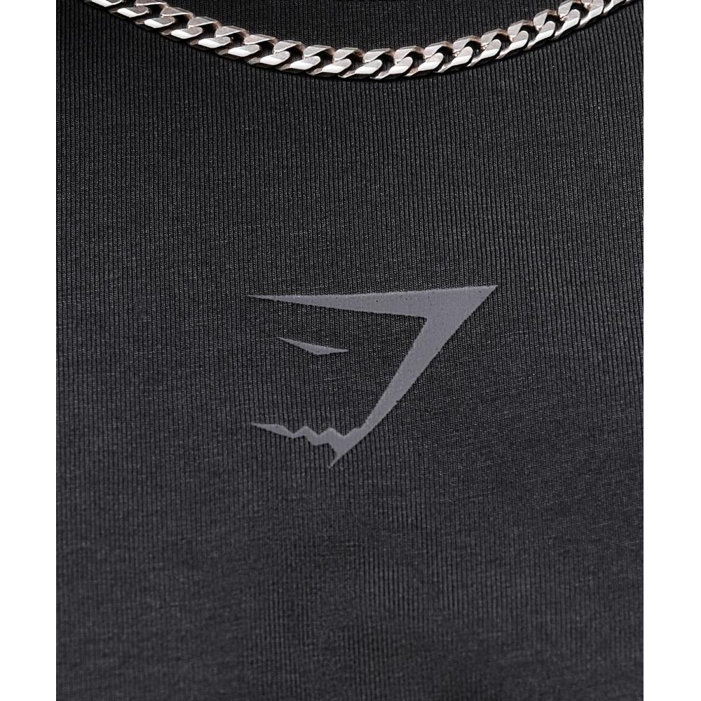 Gymshark Футболка Power T черная A2c9e Bb2j