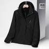 Men Women 3-in-1 Detachable Fleece Lined Waterproof Windproof Outdoor Jacket Hiking Camping Winter Travel