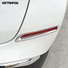 For Nissan Murano 2015-  2024 Chrome Rear Fog Light Lamp Cover Trim Foglight Protection Frame Exterior Car Accessories