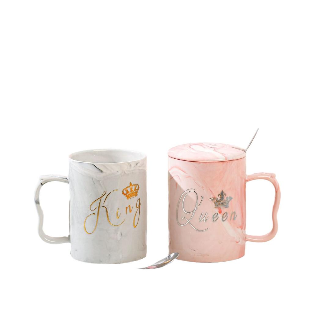 Creative Valentine's Day Mug Love Couple Water Cup Souvenir Ceramic Cup Set Gift Wedding Gifts Vs Cup