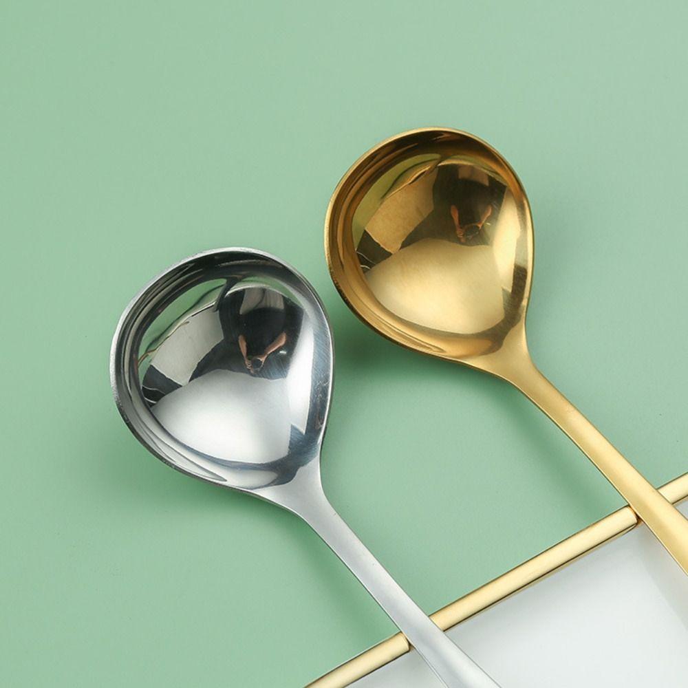 Stainless Steel Soup Spoons Thickening Gadgets Durable Tableware  Household