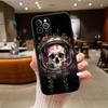 Ударопрочный чехол для телефона со скелетом и черепом для iPhone 6 6s 7 8 11 12 13 14 15 16 17 16E XS Pro Max XR X SE Air