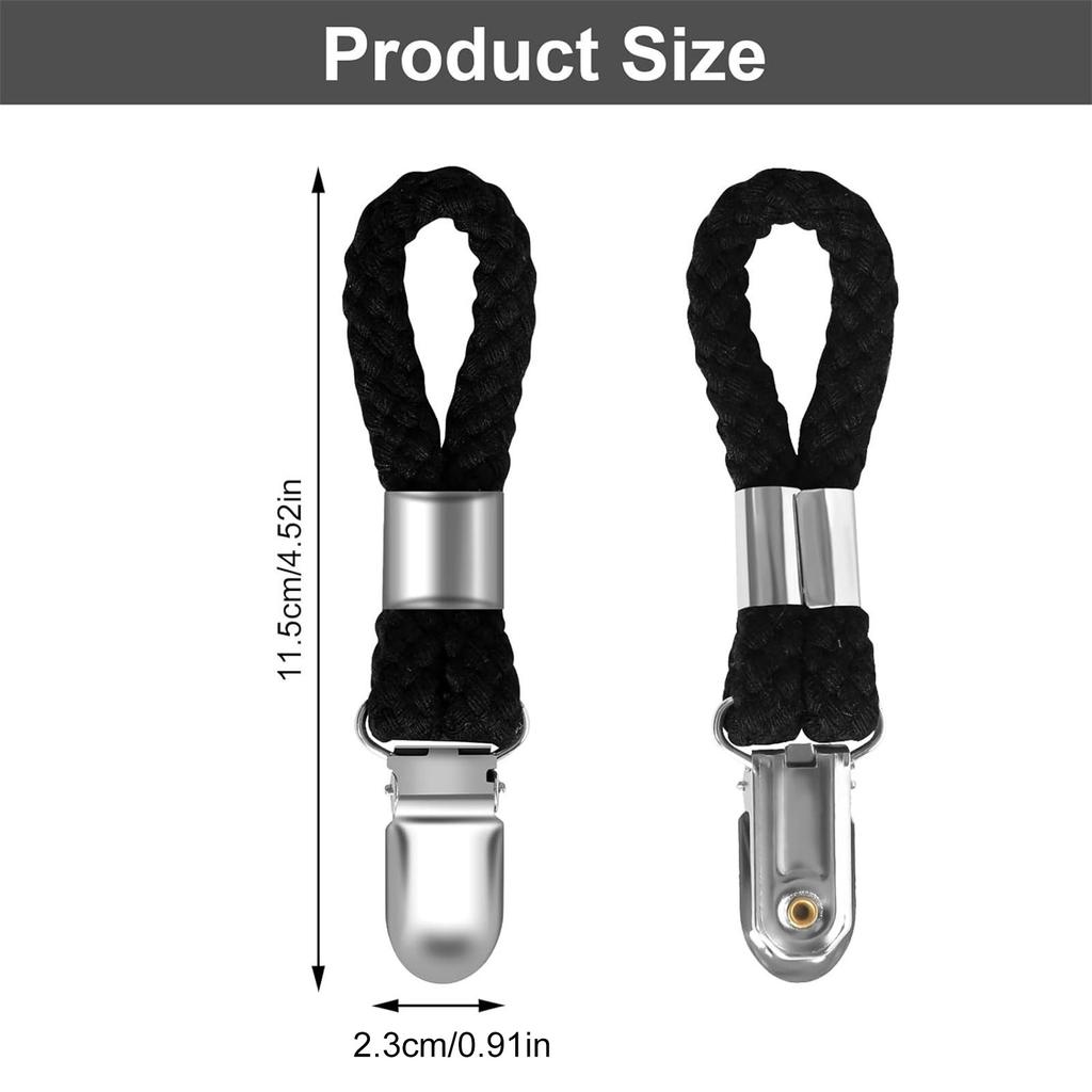 10 шт. Плетеные хлопковые петли для полотенец, зажим для полотенец, крючок-держатель для полотенец, вешалка-стойка, металлический зажим, домашняя вешалка для хранения, простая в использовании