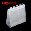 Новый прозрачный настольный фотоальбом 3 дюйма/4 дюйма DIY Держатель для фотокарточек Декор Простота Карточка кумира Дисплей для фотографий Украшение