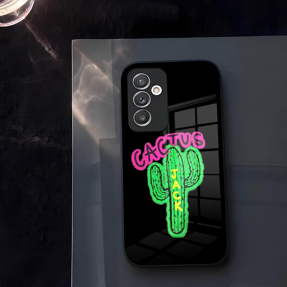 Чехол для телефона Travis Scott Cactus Jack Стекло для Samsung Galaxy S23 S24 S25 S21 S22 S20 Ultra Fe Plus A34 A54 A24 A52 A16 A53 M54