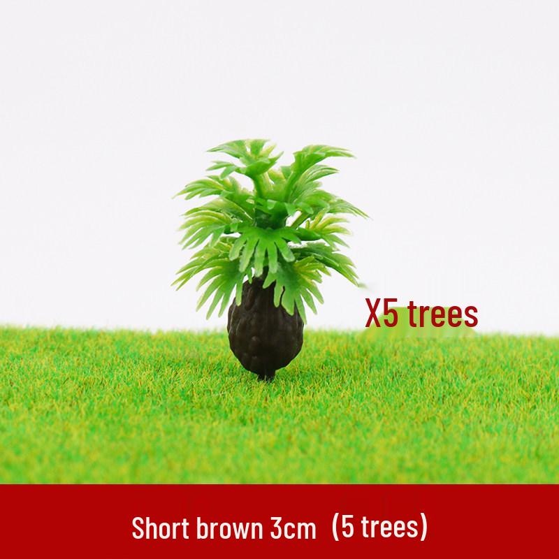 Dwarf Coconut Palm Tree Model for DIY Sandbox Scenes