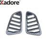 For Nissan Navara NP300 ST 2014-2018  Carbon Fiber Car Front Upper Air Condition Vent Outlet Cover Trim Interior Accessories