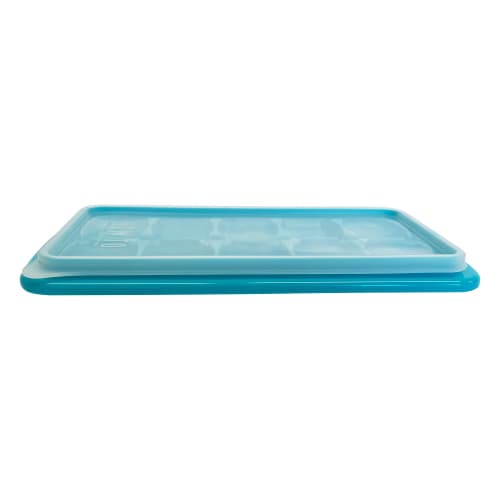 Ebisu One-Push Ice Tray Storage Container, 10 Ice Cubes, with Airtight Lid, PH-F74