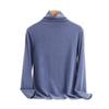 Women's High-Collar German Velvet Long-Sleeve Top: Slim Fit, Heat-Generating, Hyaluronic Acid-Enhanced, Perfect for Autumn and Winter.