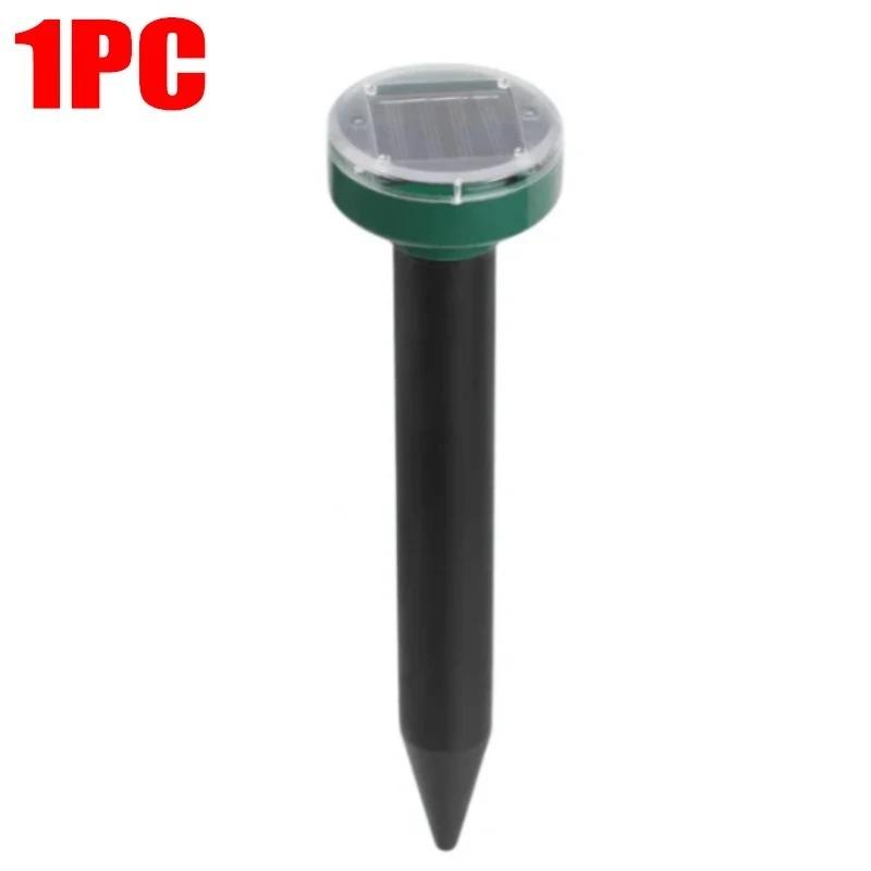 1/2/4 шт. Ультразвуковой отпугиватель вредителей на солнечной батарее, водонепроницаемый, отпугиватель кротов, змей, мышей, грызунов для улицы, сада, двора, фермы