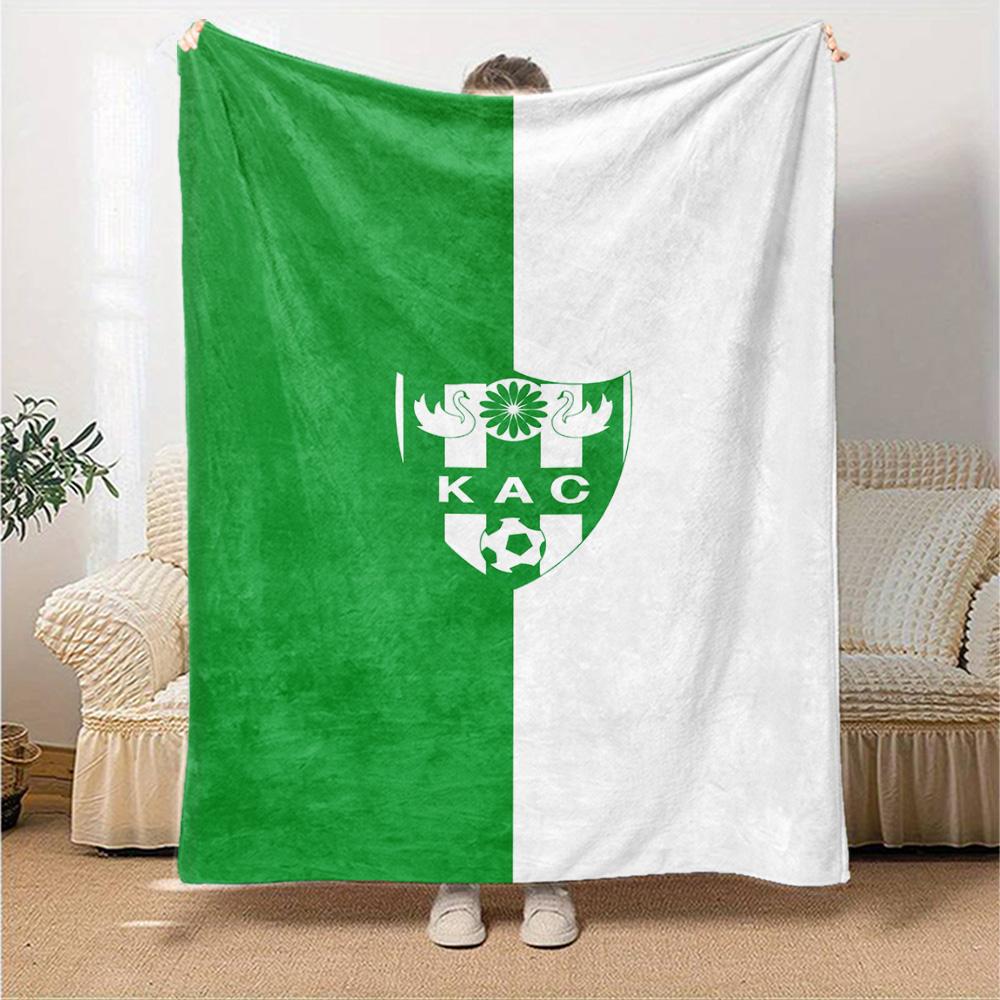 KAC kenitra athletic club Print Flannel Blanket High Quality Warm Comfortable Cover for All Seasons Perfect for Gifts Home Decor