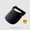 Men's sun hat, UV protection, sun-resistant, breathable, cooling, suitable for outdoor running, summer hat, women's open-top hat