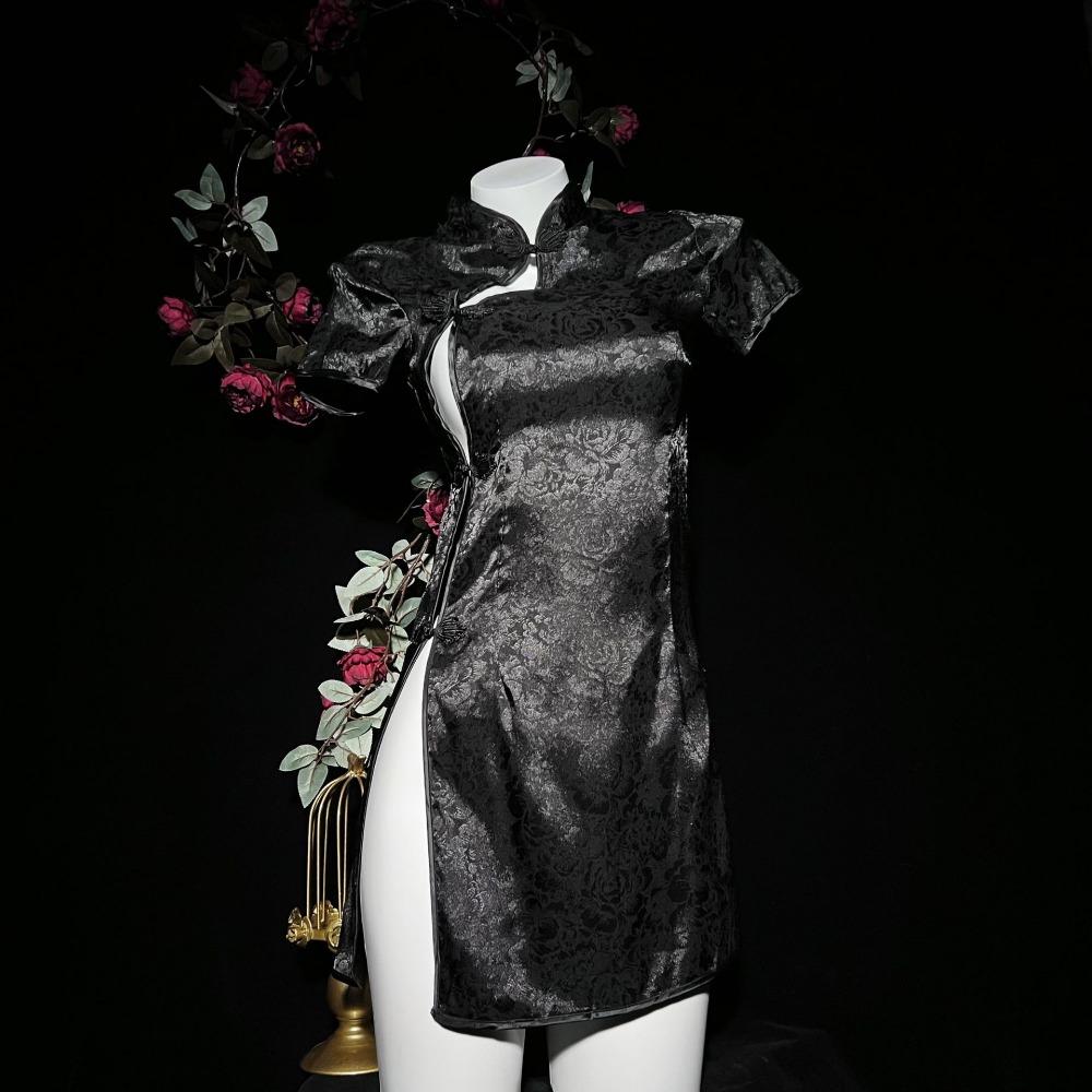 Domila Сексуальное нижнее белье Костюм страсти Пижама Женская одежда Оптом Сексуальный Ципао Униформа Свободный от искушения Qqny