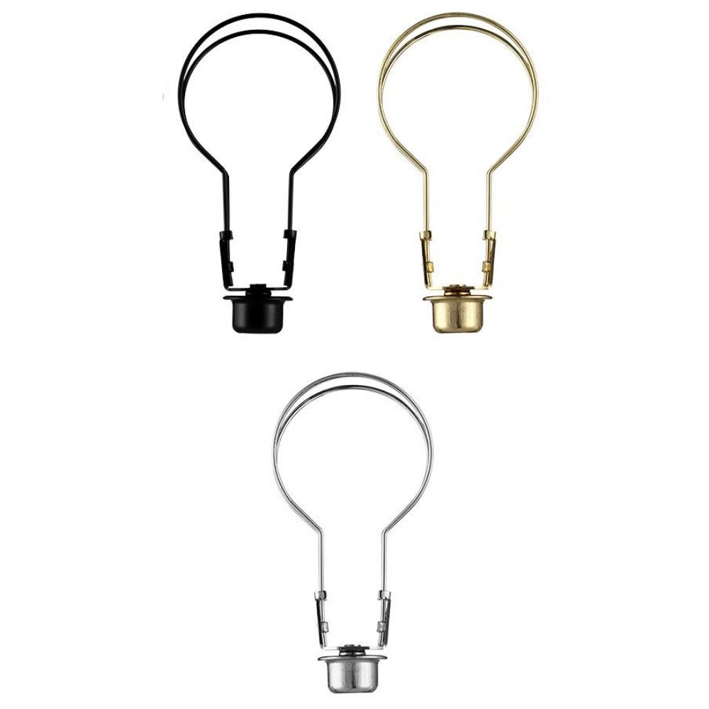 Finial Top Light Bulb Clip Harp Includes Lamp Shade Cap Durable Lamp Accessories Fixed Lamp