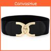Элегантный женский золотой ремень с вращающейся пряжкой, эластичный пояс, универсальный модный пояс для талии на все сезоны, различных цветов и стилей