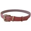 Color Solid Leather Belt For Women With Metal Pin Closure For Casual Outfits