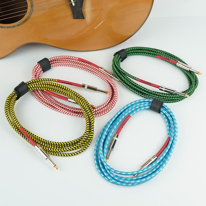 Noise Reduction Electric Guitar Cable - 3m, 6m, 10m Options: Bass Series & Effect Pedal Connection