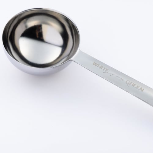 Long protein measuring spoon (stainless steel) that won't get buried in powder!