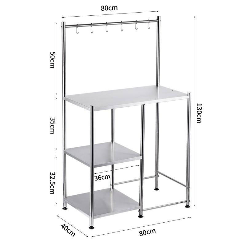 Утолщенная газовая стойка из нержавеющей стали для кухонного стола, многофункциональная газовая плита, стойка для хранения