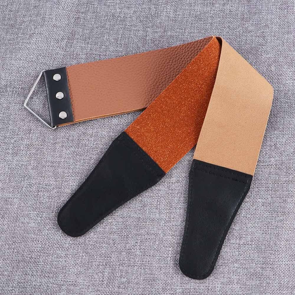 Leather 1 Pcs Hot Sale Sharpening Canvas Strop for Barber Open Straight Sharpening Razor Sharpener