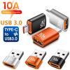 10A USB 3.0 Type-C адаптер для передачи данных USB-A к Type-C/Type-C к USB-разъему OTG конвертер для Macbook Xiaomi Samsung