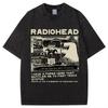 Стильная ретро-футболка с принтом Radiohead The Bends для мужчин и женщин, модная, хип-хоп, готическая, оверсайз, хлопковая, повседневная, мужские футболки