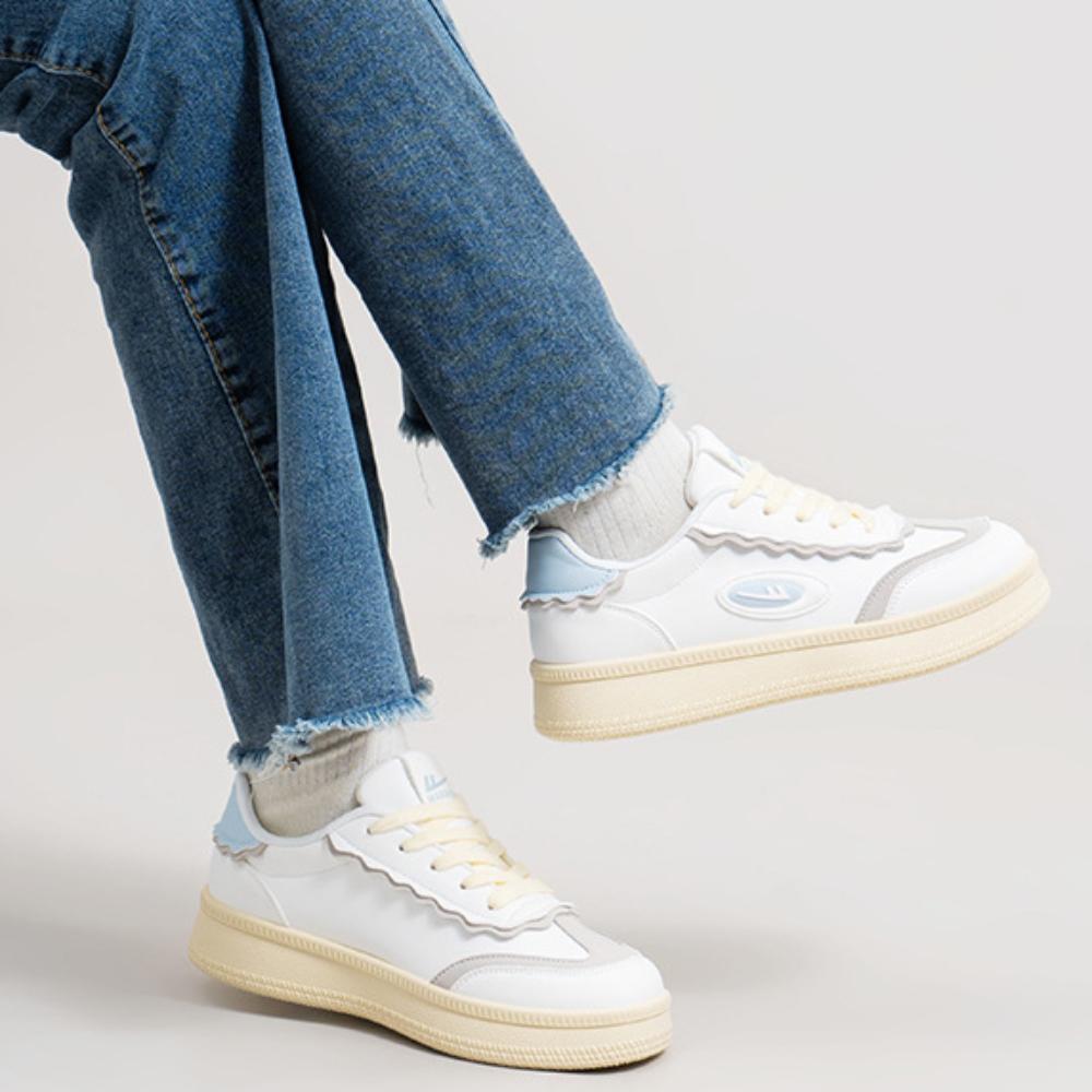 Warrior Women's Shoes White Shoes Casual Board Shoes Versatile Shoes