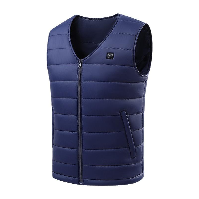 14 Area Heated Vest Warm Gilet Winter Electric USB Jacket Men Women Heating Coat Thermal