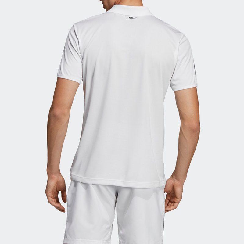 Adidas 3 Stripes Polo Shirt Men's White DU0849