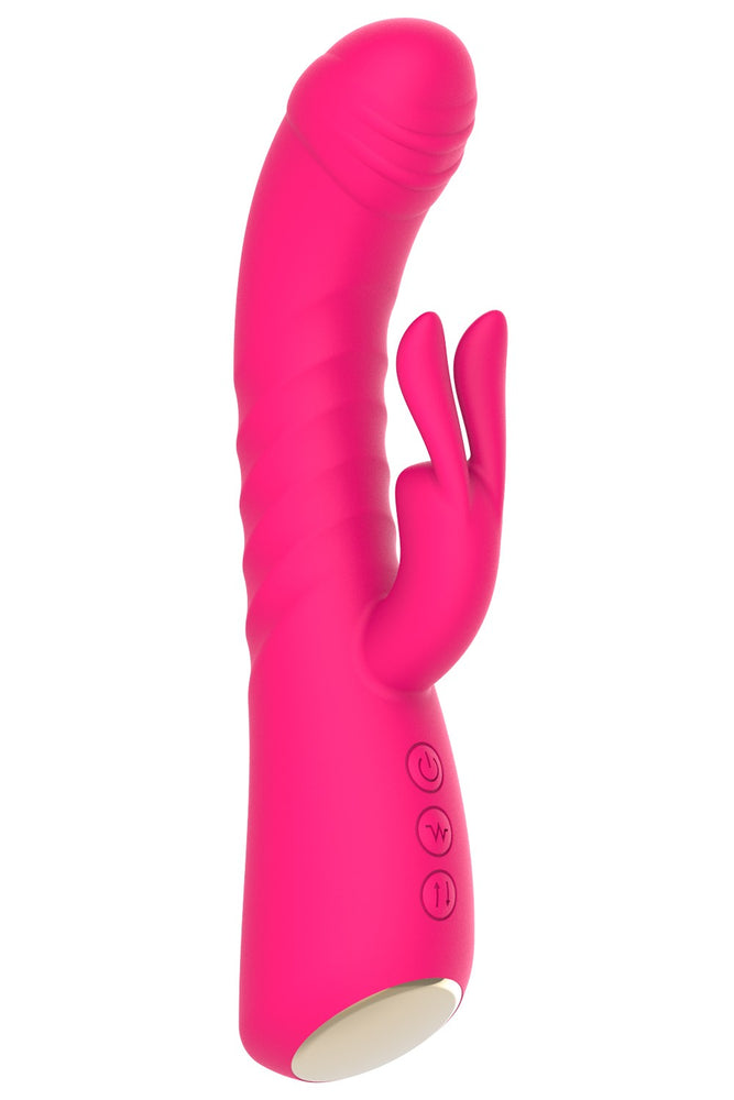 Vibromasseur Rabbit Rose Chauffant Avec Fonction Va Et Vient, Usb Ws Nv040