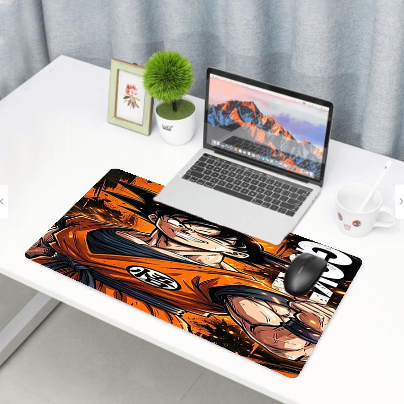 Dragon Ball Print Mouse Pad, Anti‑Slip Desktop keyboard Mat, for PC Laptop Gaming Working Daily Use, Cool Festival Surprise Gift