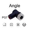 Sensor Plug M12 Aviation Plug Connector Screw Threaded Coupling Male&Female Plug