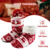Women Anti Skid Warm Women Home Slippers Winter Floor Shoes Christmas Elk Indoor Socks