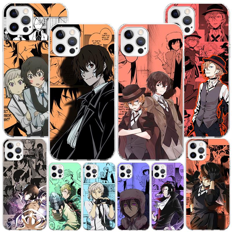 Bungo Stray Dogs Manga Phone Case For iPhone 17 Air 16 Pro Max 16E 15 + 14 Plus 11 12 13 Mini 7 8 SE Gift Print Cover Fundas 17