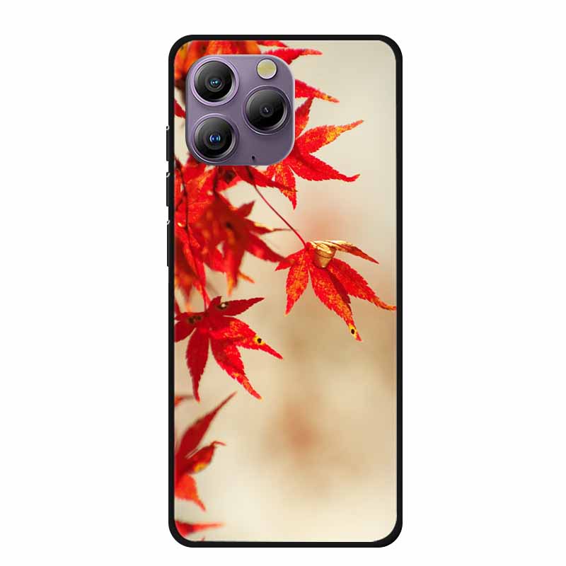 Soft Space Cover for Blackview A96 Case Flower TPU Cat Silicone Phone Cases for BlackviewA96 Cover Shockproof Lovely Shell