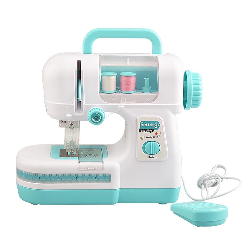 Детская электрическая двухниточная швейная машинка своими руками: Имитация легкого небольшого прибора для шитья в домашних условиях, идеальная игрушка ручной работы для девочек.