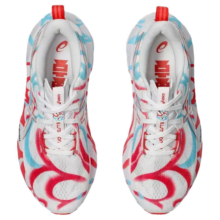 Asics Женские кроссовки Novablast 5 Tokyo Marathon Белый Коралловый риф 1012B888-100