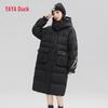 Yaya Women's Winter Long Hooded Down Jacket