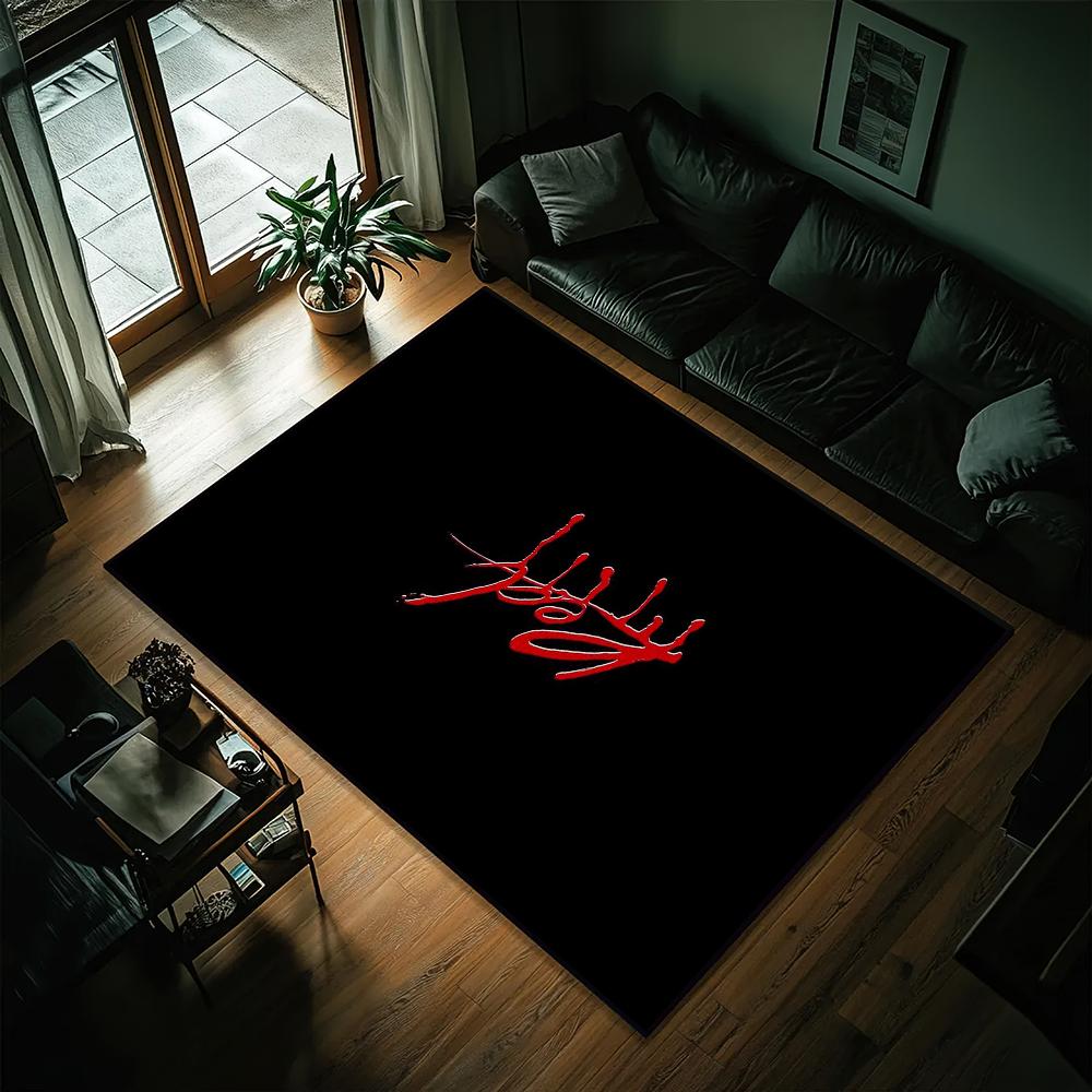Hip Hop Playboi Carti I Am Music Printed Carpet for Living Room Bedside Nonslip Area Rug Sofa Washable Floor Mat Home Decor